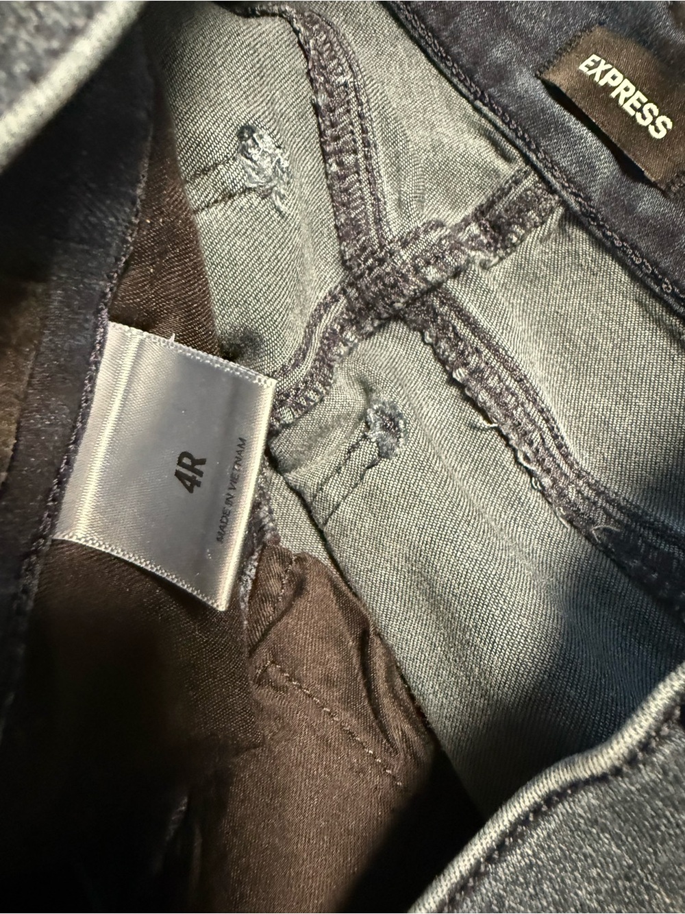 Express Dark Blue Women's Jeans - Picture 5 of 5